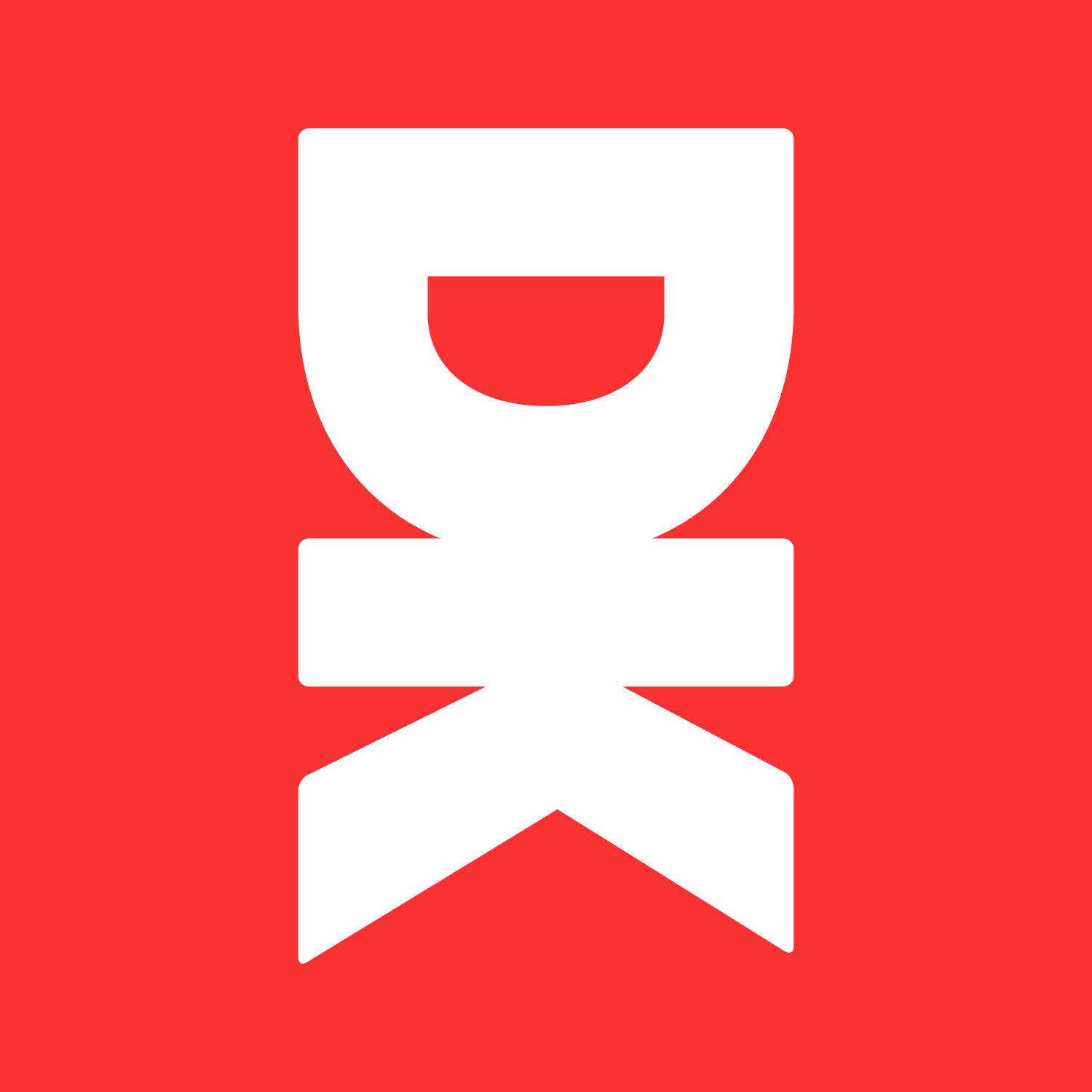 The Sites logo which is a red square with a white glyph in the middle. The glyph is made up of the letters D and K stacked vertically. 